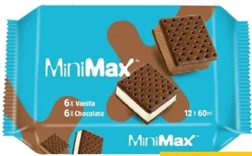 Minimax Mini Sandwich Mp Assorted Vanilla And Chocolate