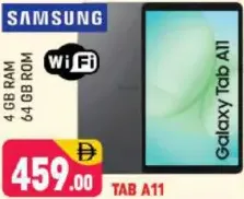 Samsung Tab A11 WiFi; 4 GB RAM; 64 GB ROM