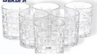Sekura Glass Set Y-8879A, B, C, D