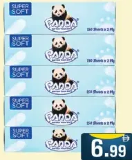 Panda ماي دبي مناديل وجه طبقتين