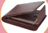 محفظة رجالية مشكلة