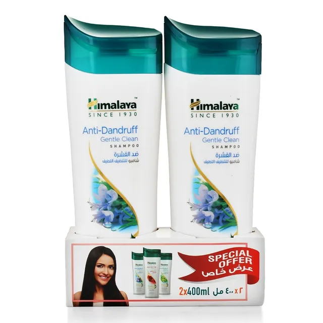 Himalaya Anti Dandruff Shampoo Gentle Clean 400Mlx2Pcs Value Pack