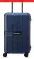 Delsey Paris Securitech Stone 4 double wheels luggage hard trolley navy