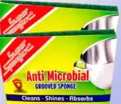 Scotch-Brite Anti Microbial Grooved Sponge