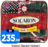 Solaron Blanket Vietnam Double 2ply