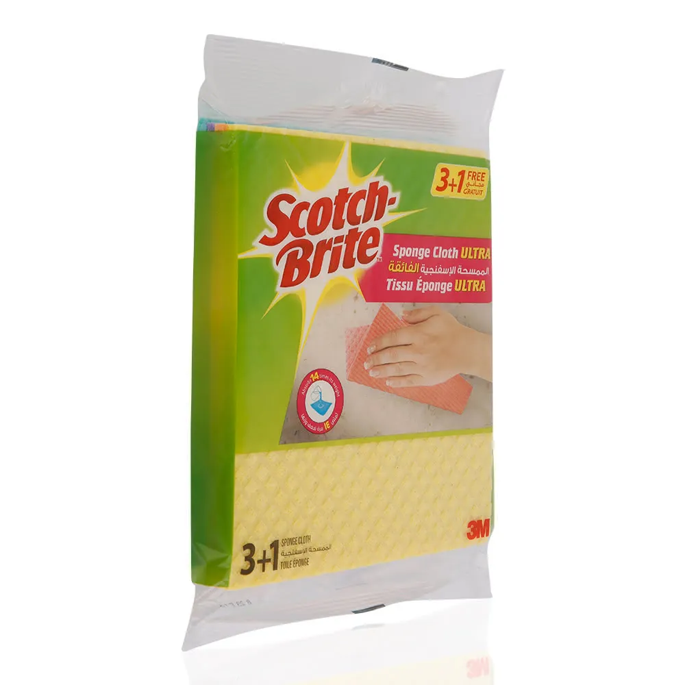 3M قماش إسفنجي فائق - 4 Pcs