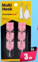 Kitchenmark Wall Hook Sticker 0760, 0.8 kg