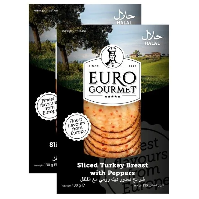 Euro Gourmet صدر ديك رومي شرائح