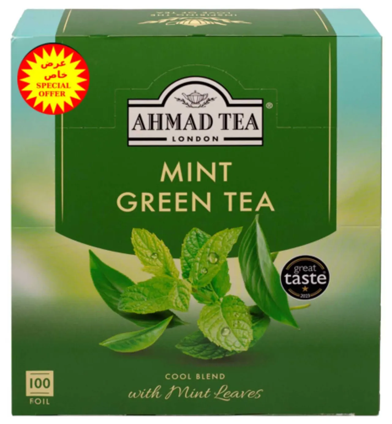 Ahmad Tea كيس شاي أخضر بالنعناع