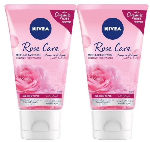 Nivea غسول وجه ميسيلر للعناية بالورد
