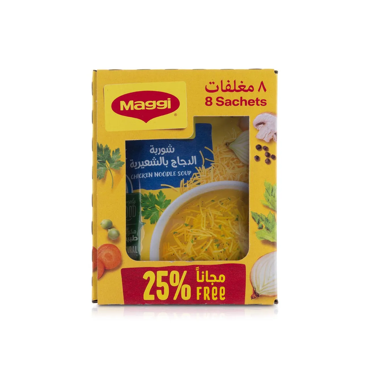Maggi شوربة الدجاج بالشعيرية ماجي