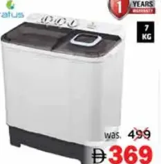 gratus Semi Automatic Washing Machine
