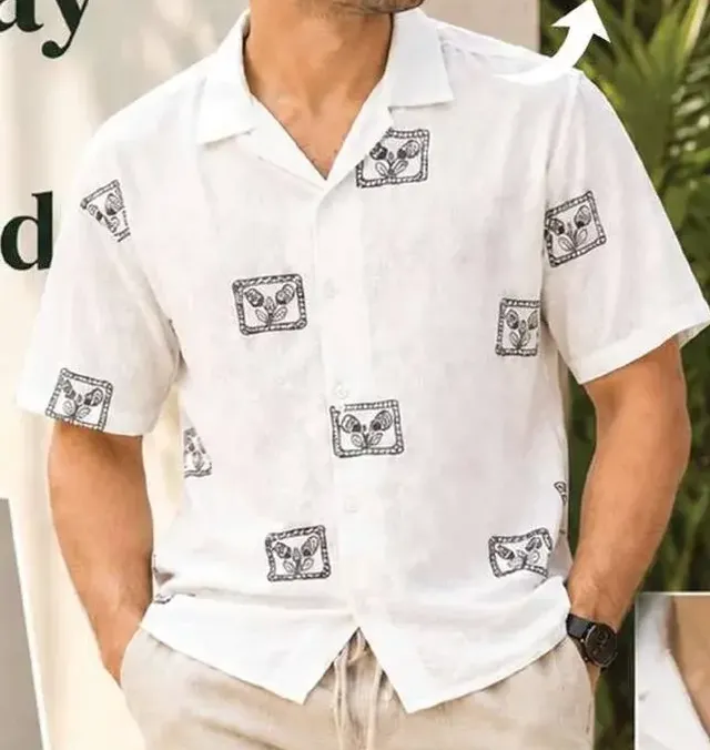 Be Indian Mens Casual Shirt Half Sleeve