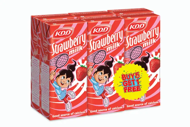KDD Uht Flavoured Milk Straw 5+1