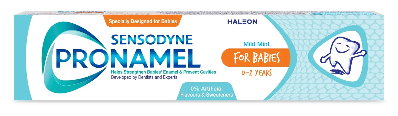 Sensodyne معجون أسنان Pronamel للأطفال من 0 إلى 2 سنة