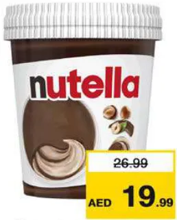 Nutella Ice Cream Tub