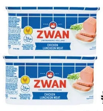 Zwan Luncheon Meat Beef/Chicken/Turkey Assorted