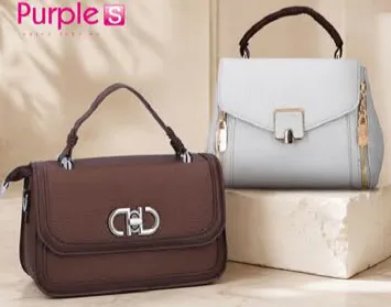 Purples Women's Flap Side Bag Assorted