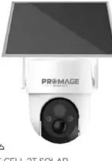 Promage كاميرا PTZ تعمل بالطاقة الشمسية Connect Cell