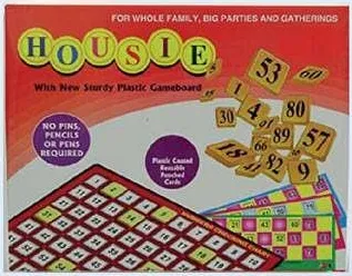 Housie Sturdy Plastic Game Board