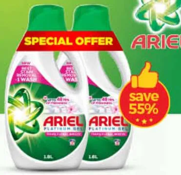 Ariel Liquid Detergent Power Gel Assorted
