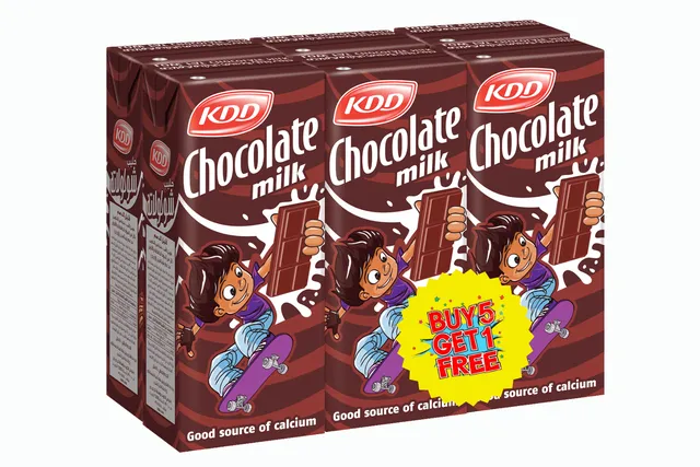 KDD Uht Flavoured Milk Choco 5+1