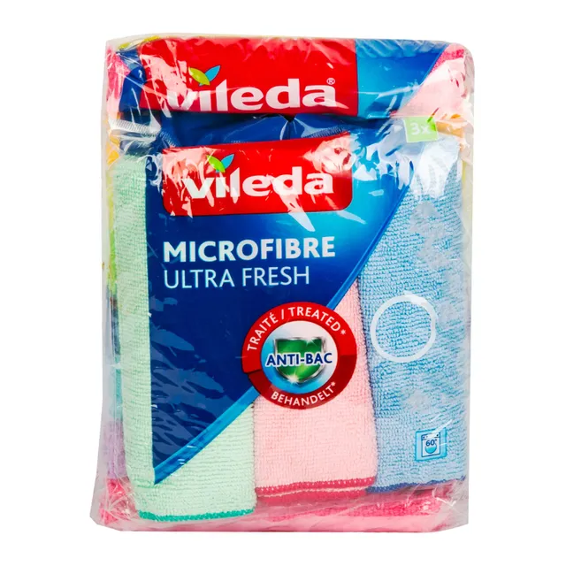 Vileda Microfiber Colours 8 pcs + Antibacterial Ultra Fresh 3 pcs