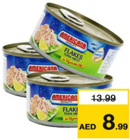 Americana LM Tuna Flks In Veg Oil