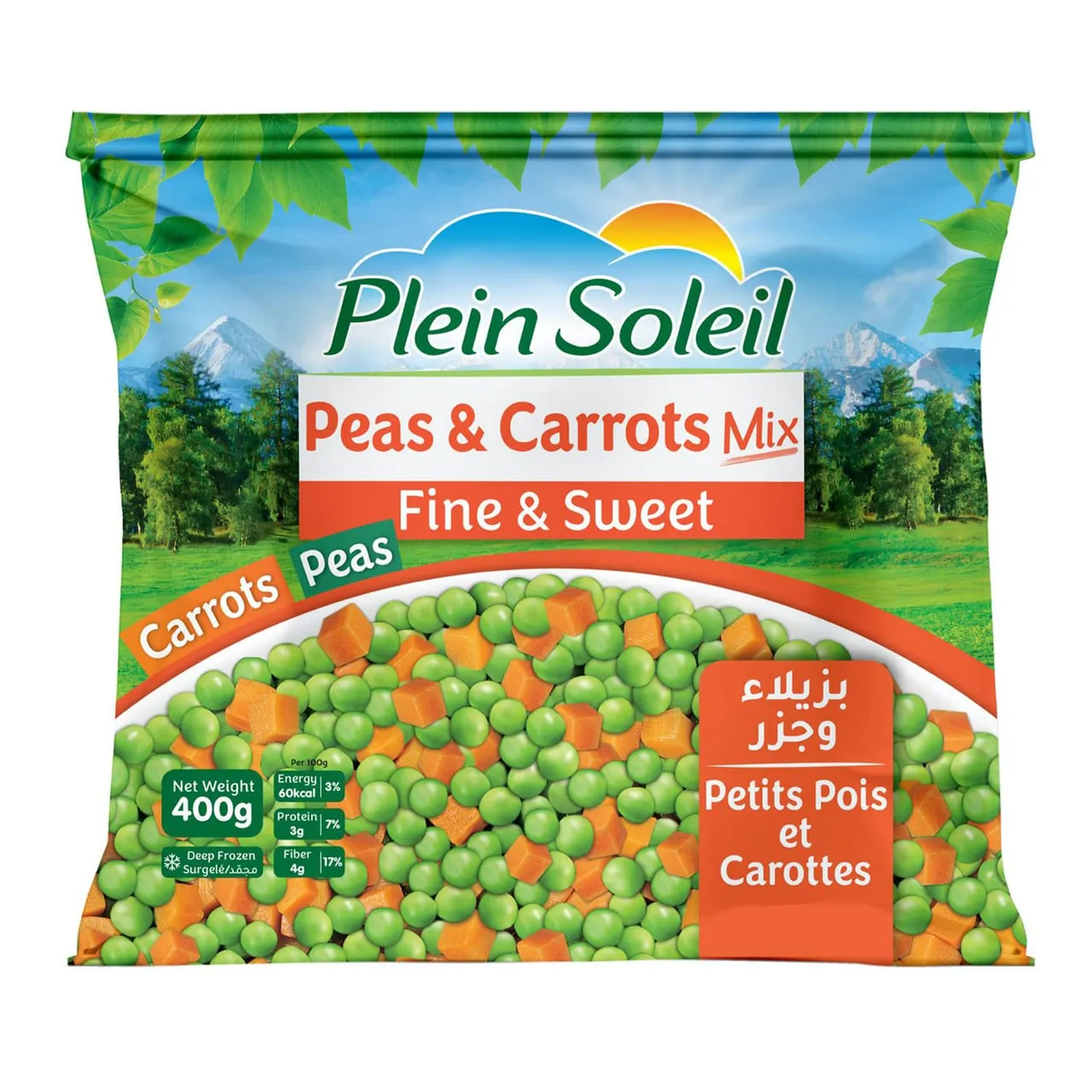 Plein Soleil بازلاء وجزر ناعمة وحلوة