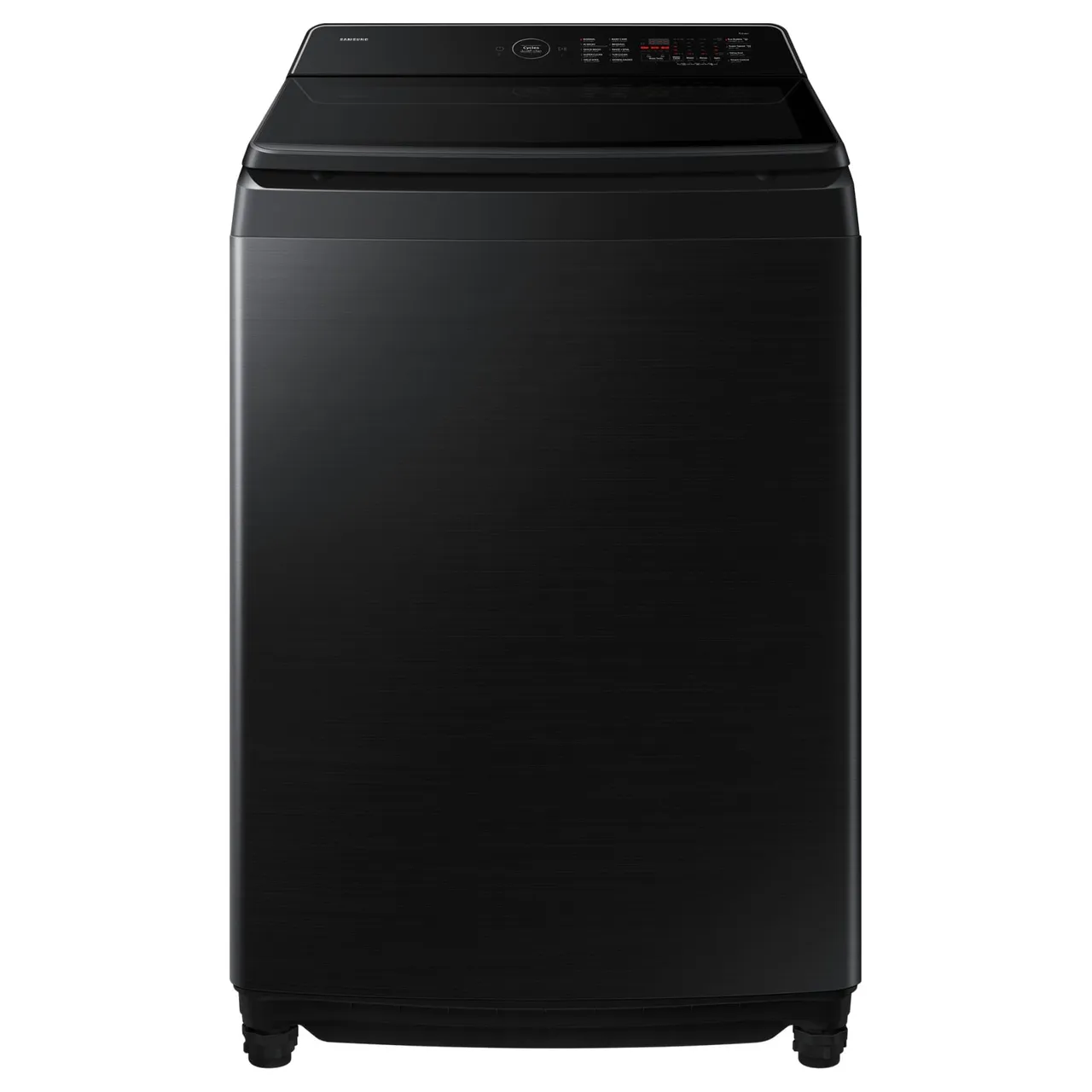 Samsung غسالة تحميل علوي، أسود، WA80F12S8BGU