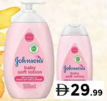 Johnsons Baby Soft Lotion