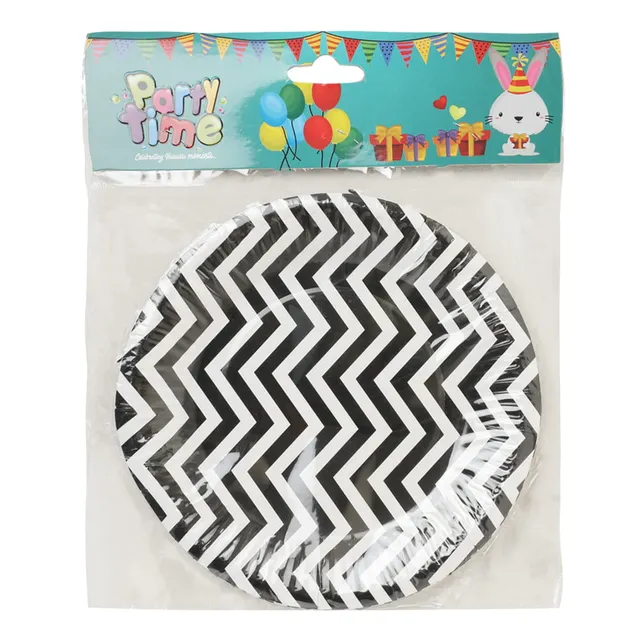 Dan Party Time Round Birthday Plate Set - 7 Inch