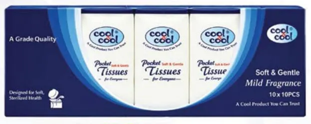 Cool & Cool مناديل جيب كول أند كول