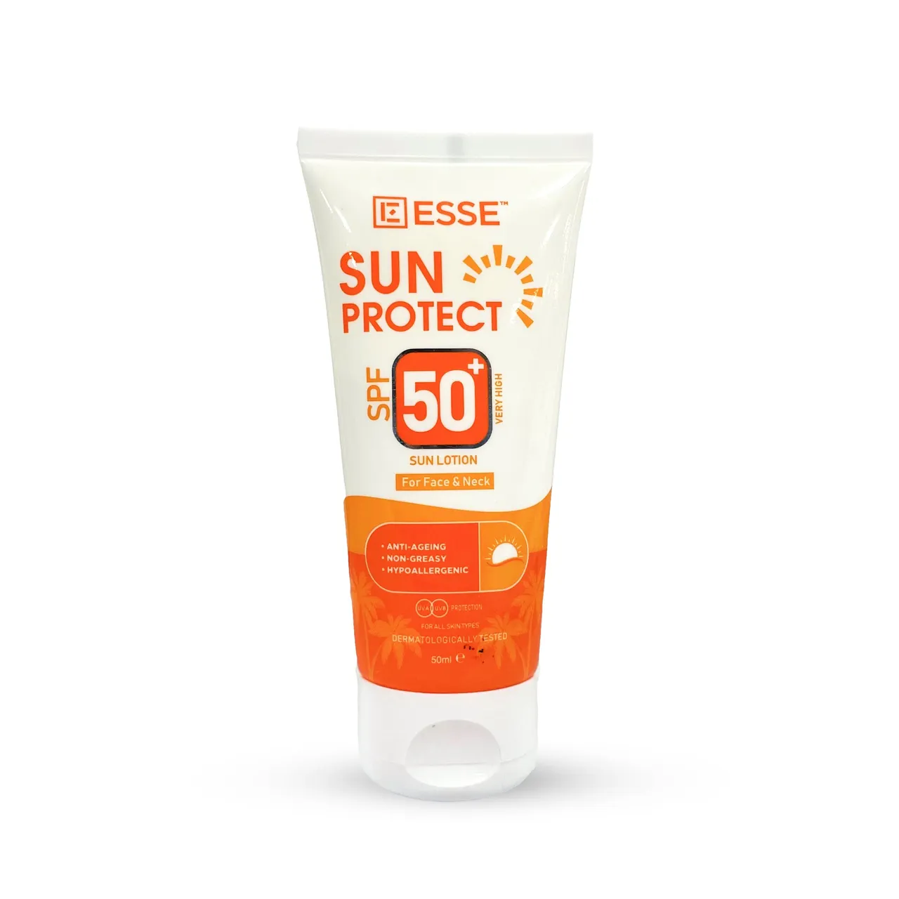 Essentialz لوشن واقي من الشمس للوجه والرقبة SPF50