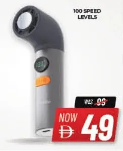 Porodo Chillo Polar Portable Handheld Fan 100 speed levels