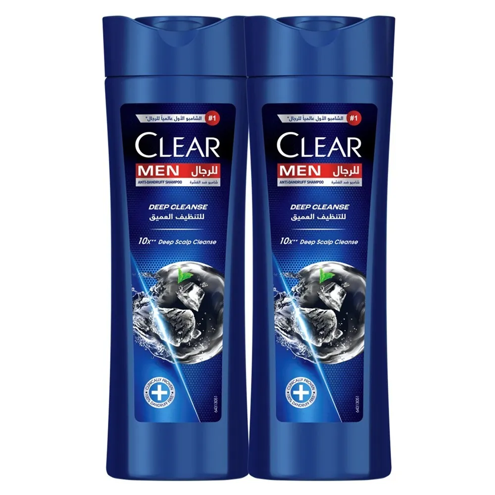 Clear Men شامبو تنظيف عميق 350Mlx2Pcs