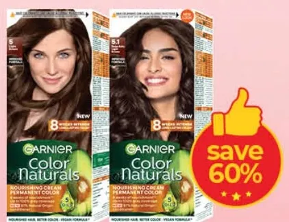 Garnier طقم صبغة الشعر الطبيعية شبه الدائم مشكل