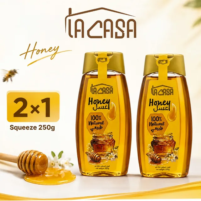 Lacasa Natural Honey Upside Down Bottle