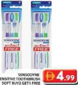 Sensodyne فرشاة أسنان كولجيت للأسنان الحساسة