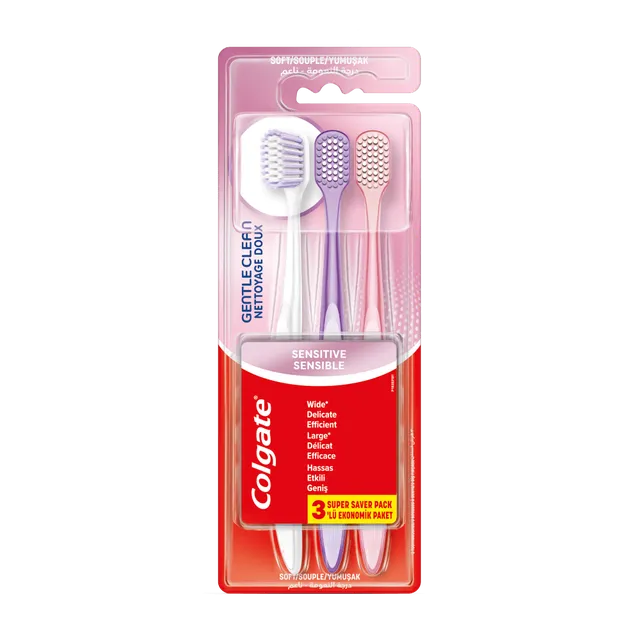Colgate Toothbrush Gentle Sennitive Soft - 3 Pcs