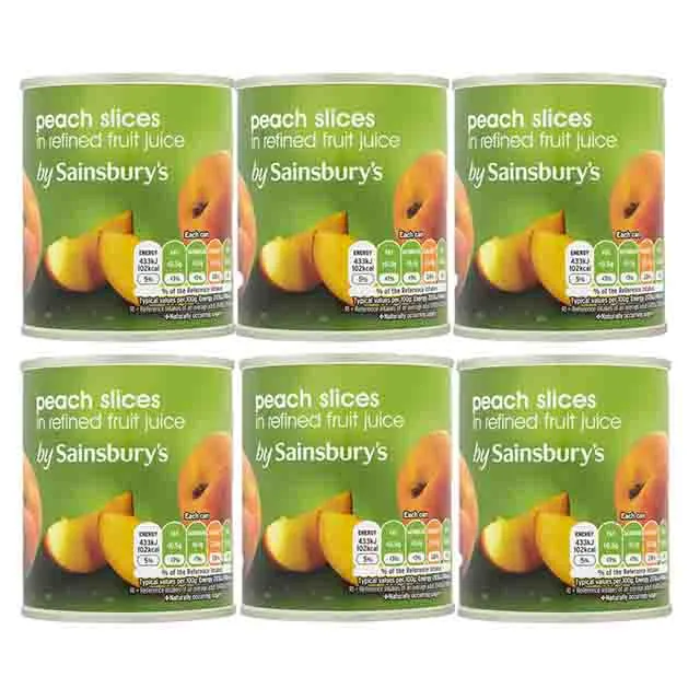 Sainsbury's Peach Slices