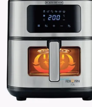 Black+Decker قلاية هوائية رقمية
