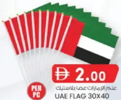 علم بلاستيك بعصا