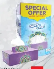 Soft N Cool كلينكس مناديل للوجه