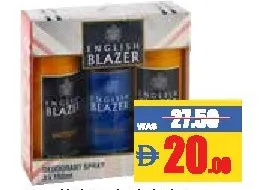 English Blazer Body Spray Assorted