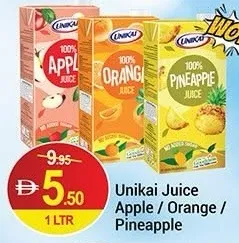 Unikai Juice Apple / Orange / Pineapple
