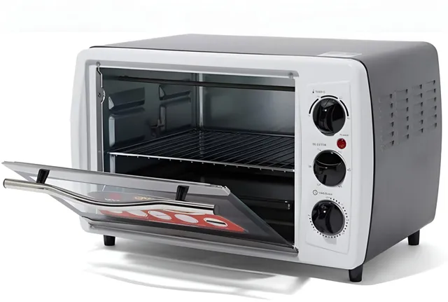 Applianco Electric Oven Toaster, White – 100-250°C Temperature Range, 60-MINUTE Timer, 1380W with Rotisserie Function