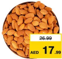 Almond Raw USA Big 20-22