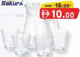 Sekura Glass Water Set BJ171 Dmsj-L5
