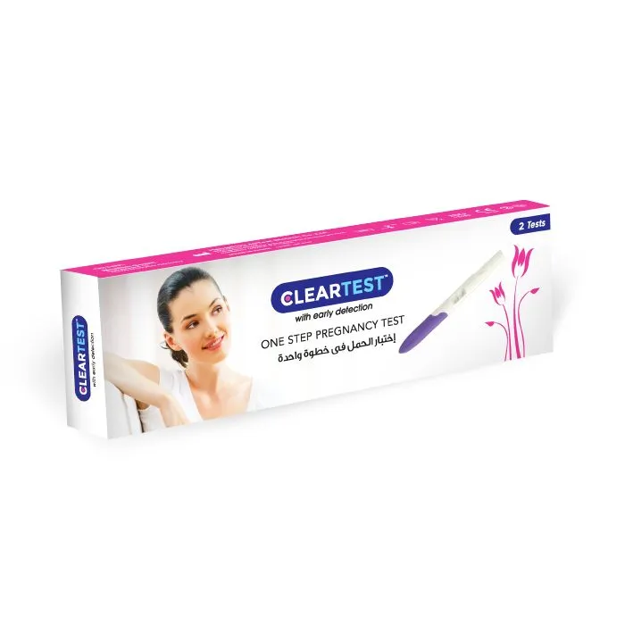 Clear Test Cleartest اختبار حمل سريع وسطي 2 اختبار/علبة
